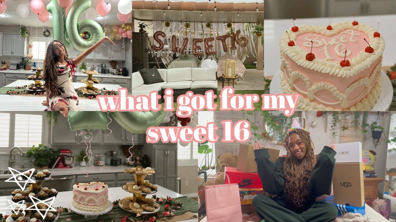 What I Got For My Sweet sixteen| 16th birthday haul