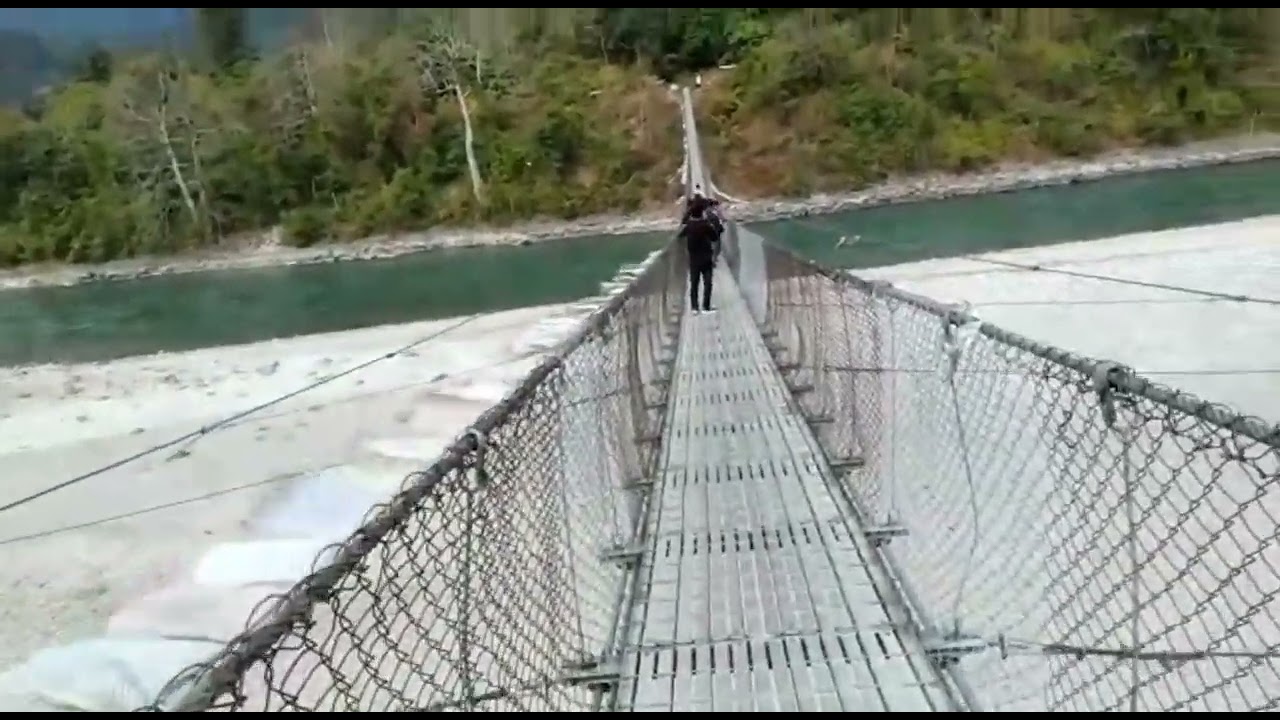 View from jamduar hanging bridge ///#views #vibes #nature