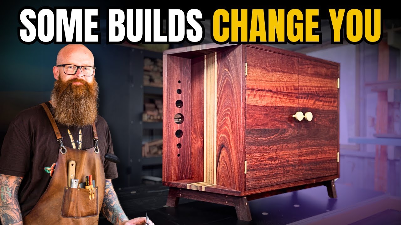 This Woodworking Project Might Be My Best Yet | Whiskey & Liquor Cabinet