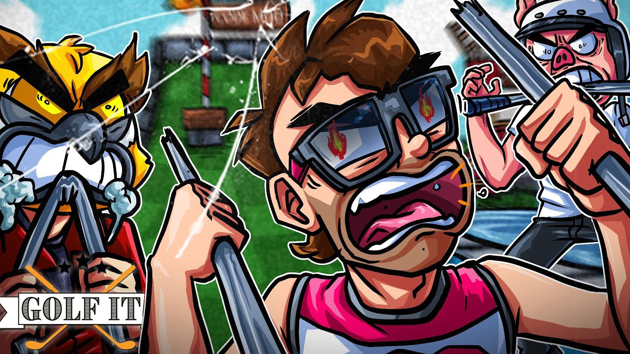 Golf It Made The Whole Vanoss Crew Rage!
