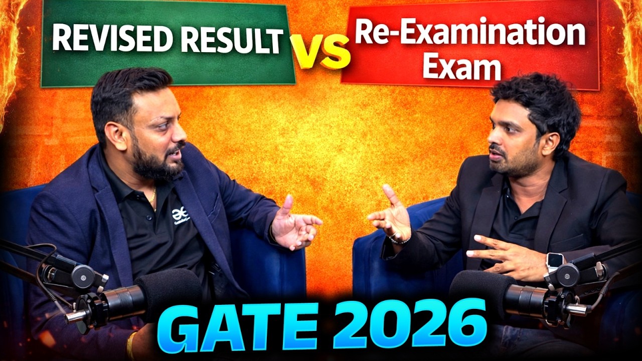 Gate 2026, Revised Result Vs Re-Examination