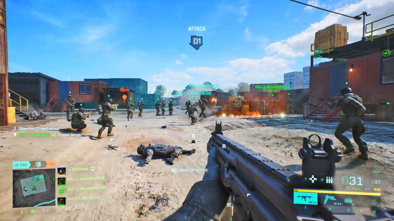 Battlefield 2042 vs Advanced Difficulty Bots - Stranded Breakthrough (Full Match Gameplay)