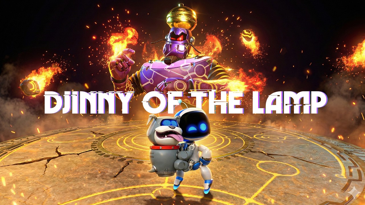 Astro Bot Djinny of the Lamp Walkthrough 7 Bots lost galaxy