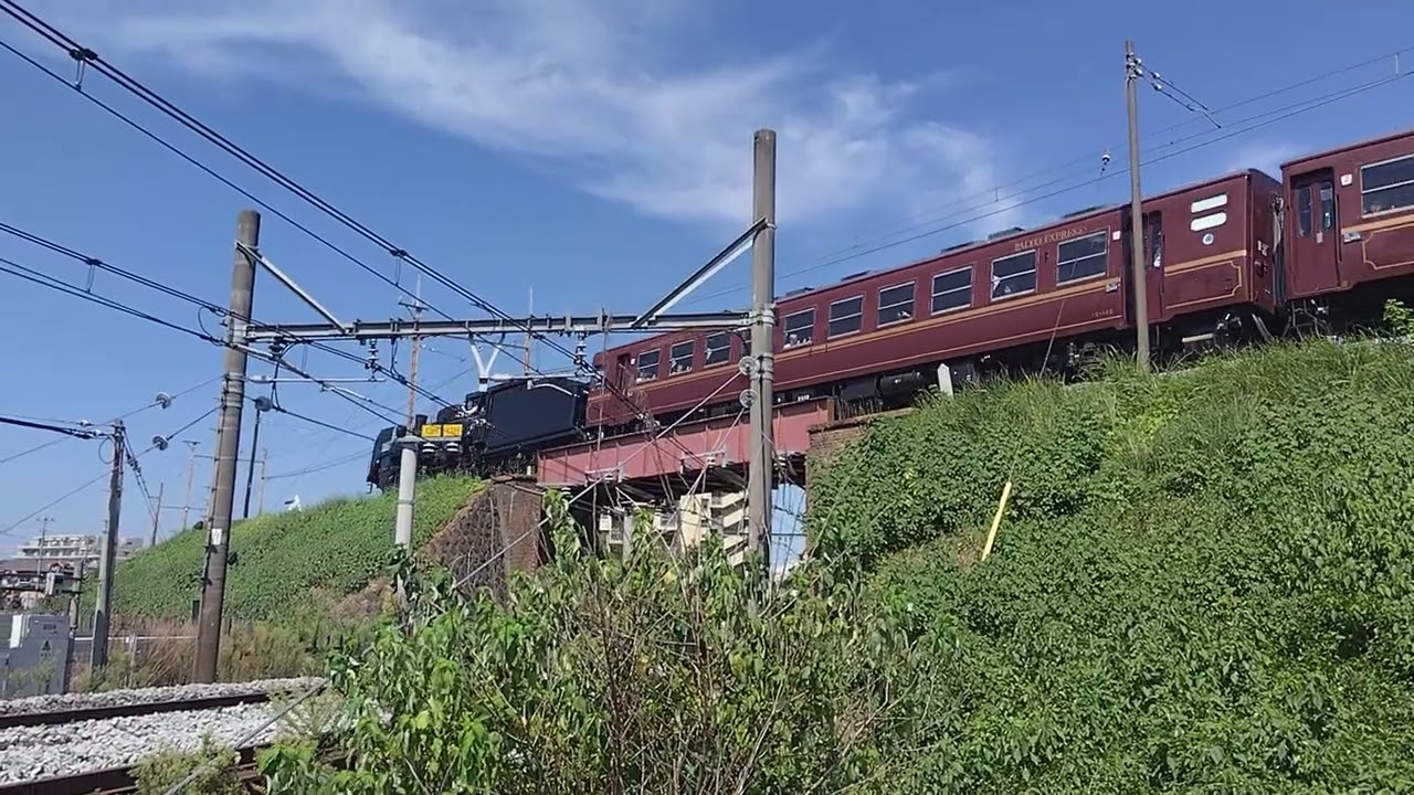 SLパレオエクスプレス　高崎線越え
