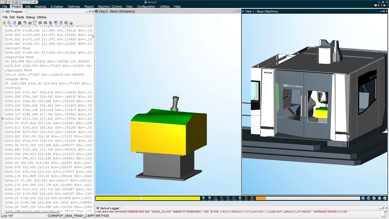 DMG Mori Machine Tool CNC Simulation with Vericut