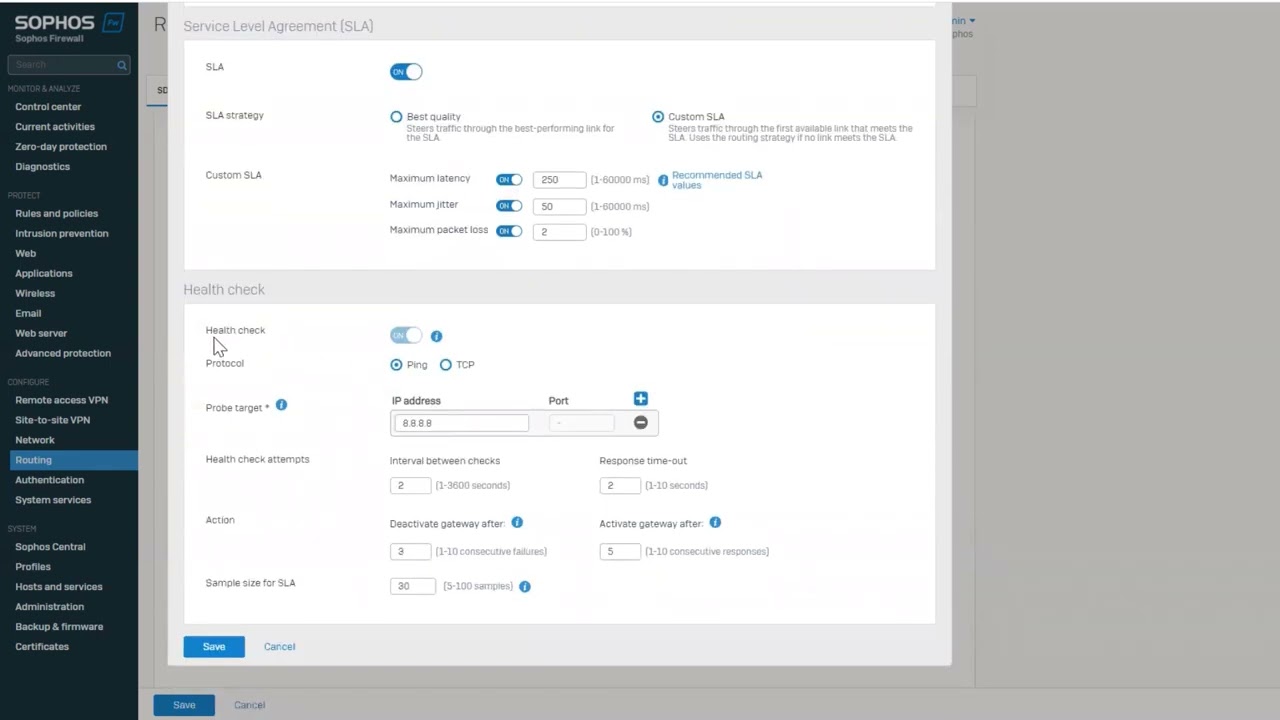 Sophos XGS Firewall - SFOS v19 SD-WAN