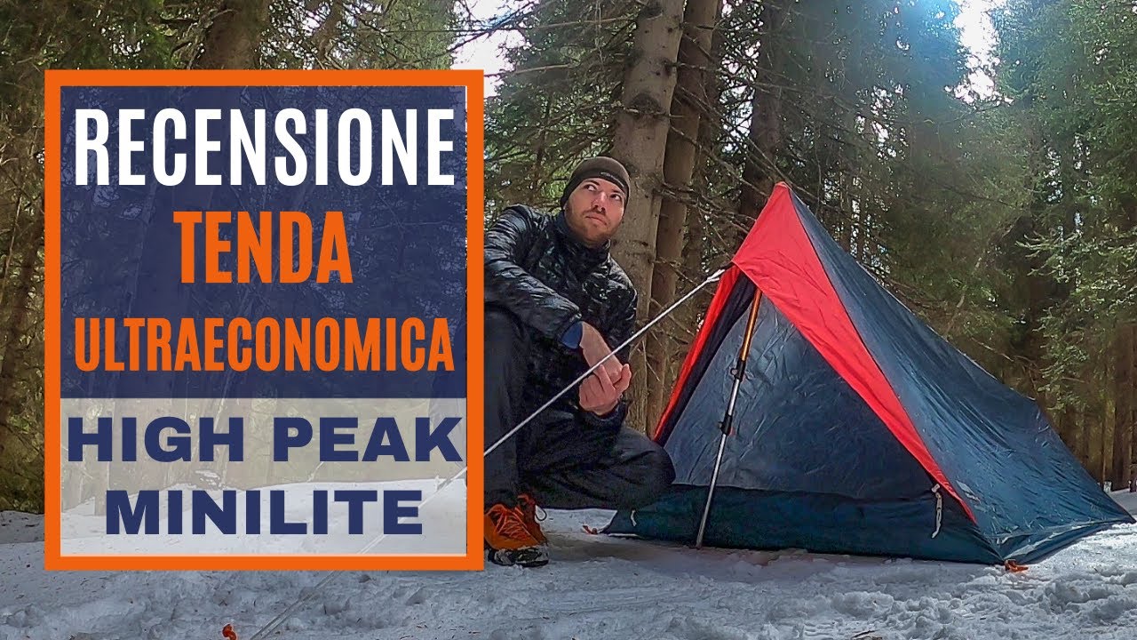 Una tenda ultraleggera ultraECONOMICA: la High Peak MiniLite
