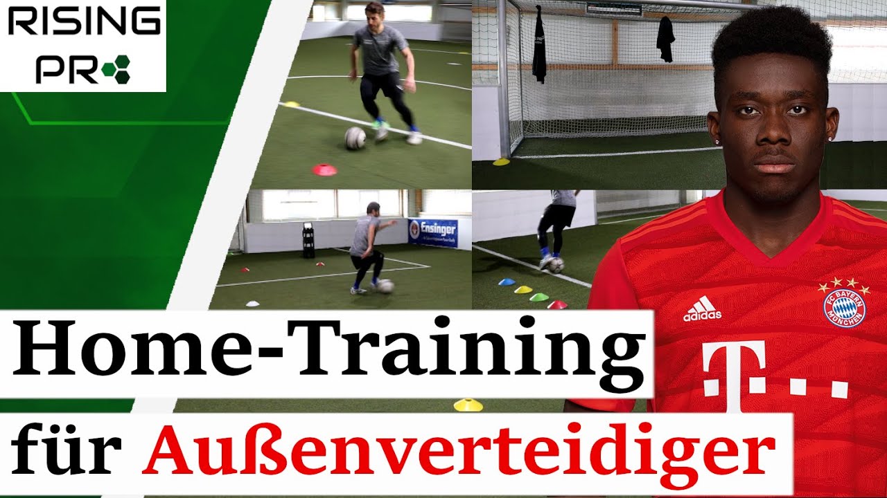 Home-Training für Außenverteidiger! 4 Übungen für ein komplettes Training zuhause | Rising Pro