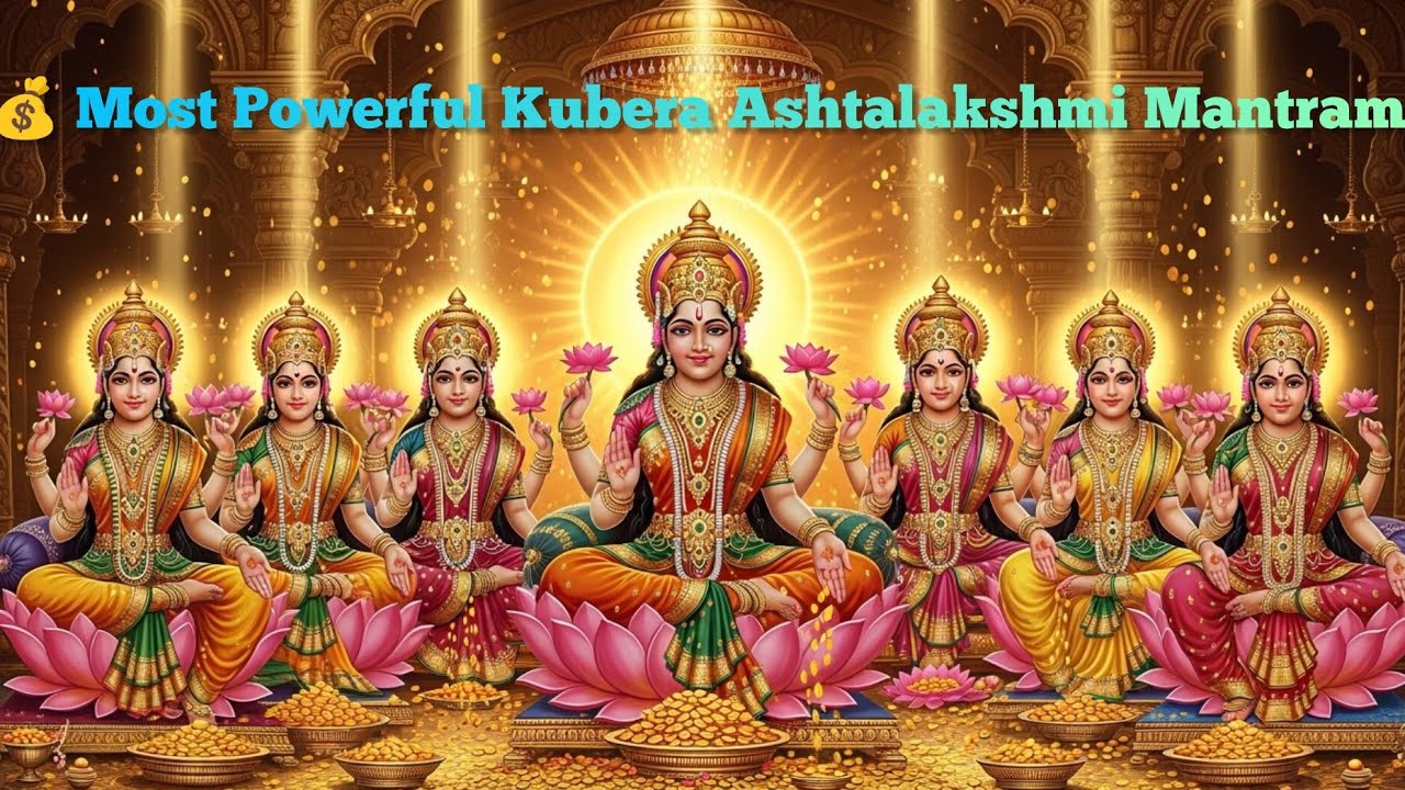 💰 Most Powerful Kubera Ashtalakshmi Mantram | धन वर्षा मंत्र for Wealth & Fortune