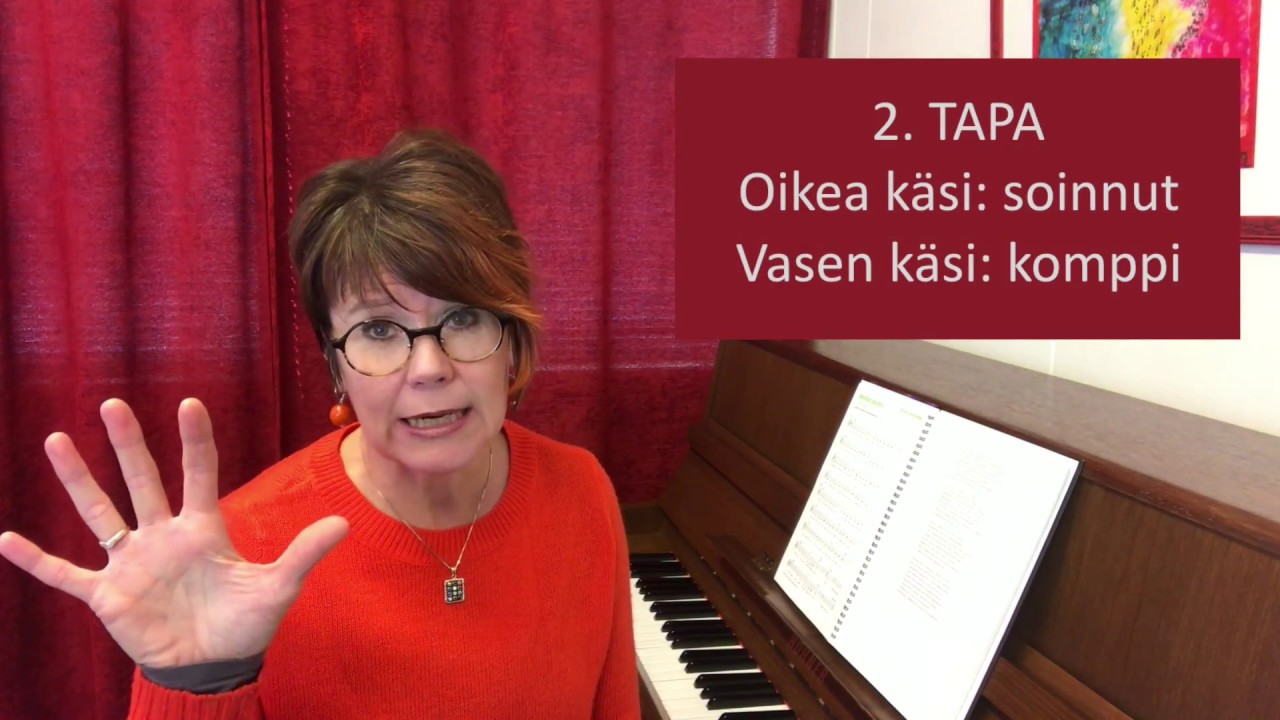 Neljä tapaa soittaa vapaata säestystä pianolla