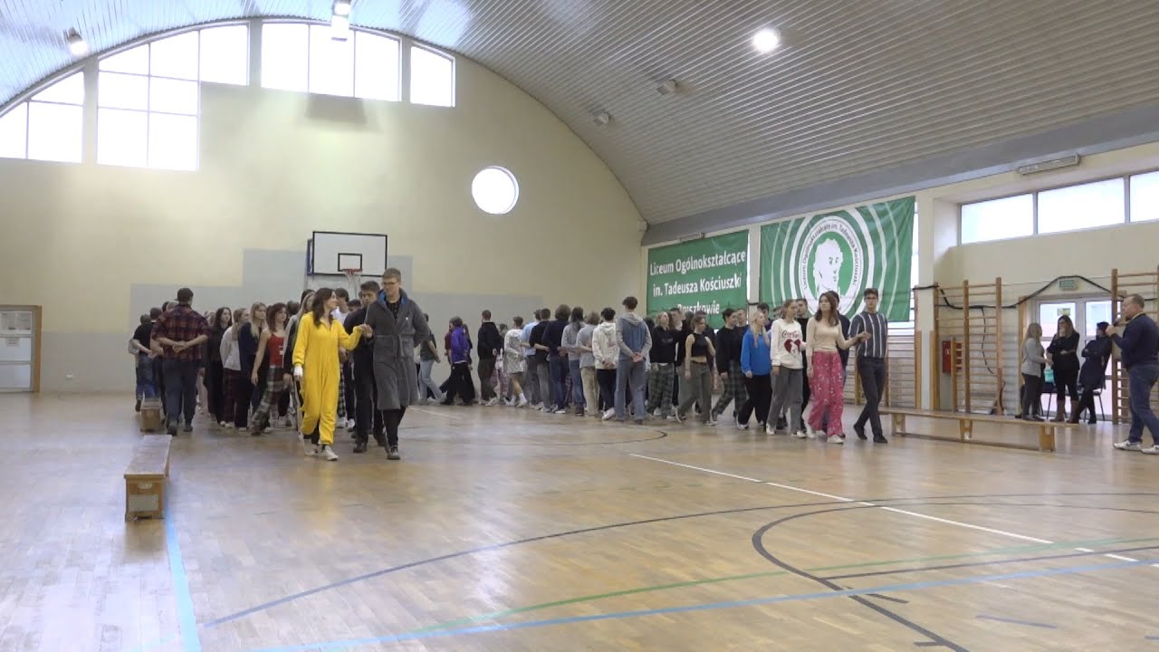 Dzień w piżamie w LO im. Tadeusza Kościuszki w Pruszkowie