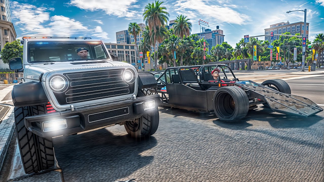 I Got Chased by a FLIPCAR in GTA 5 RP!