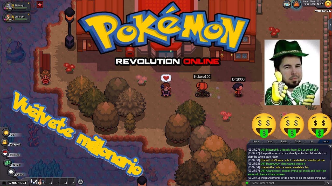 Cómo conseguir dinero en Pokemon Revolution Online - Guía