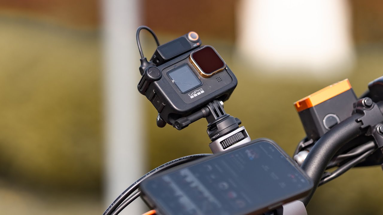 PGYTECH GoPro Insta360 Motorrad Actioncam Halterungen