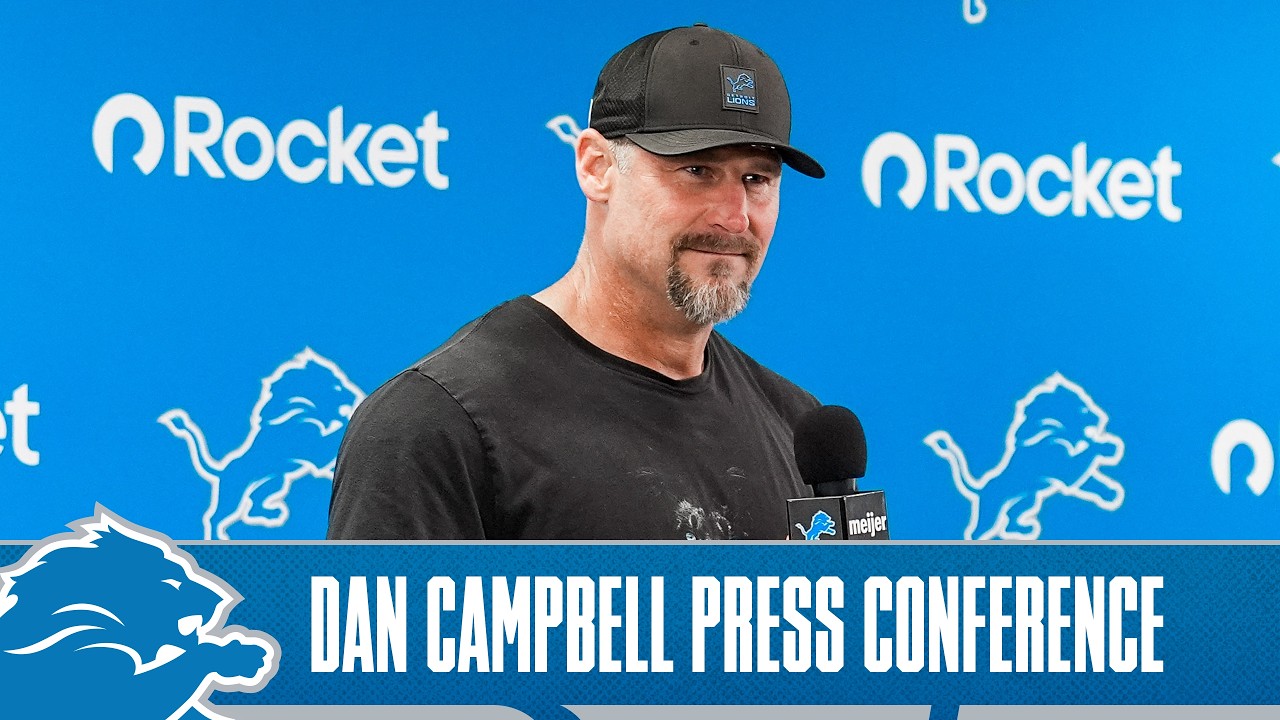 Dan Campbell Press Conference | 2026 Training Camp Day 12