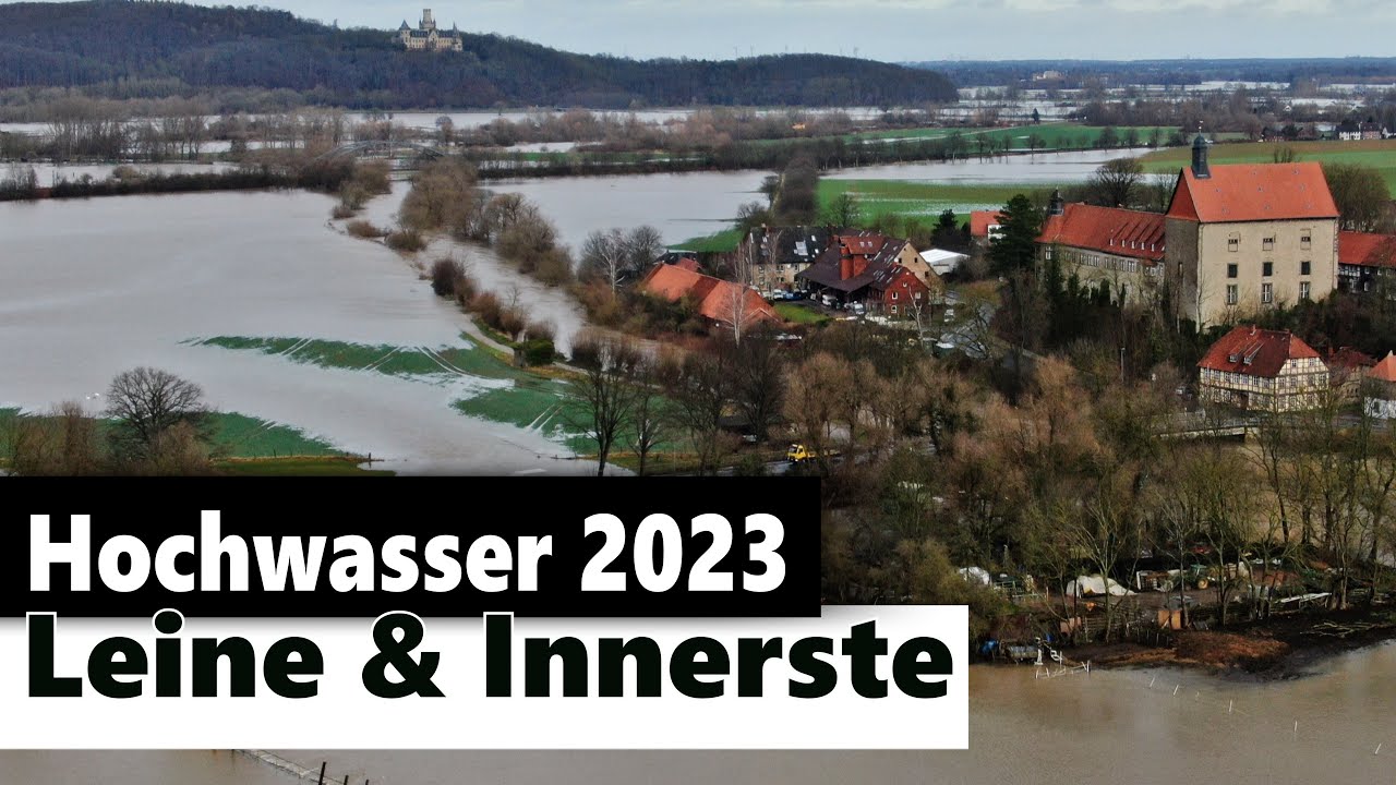 Hochwasser an Leine und Innerste im Landkreis Hildesheim
