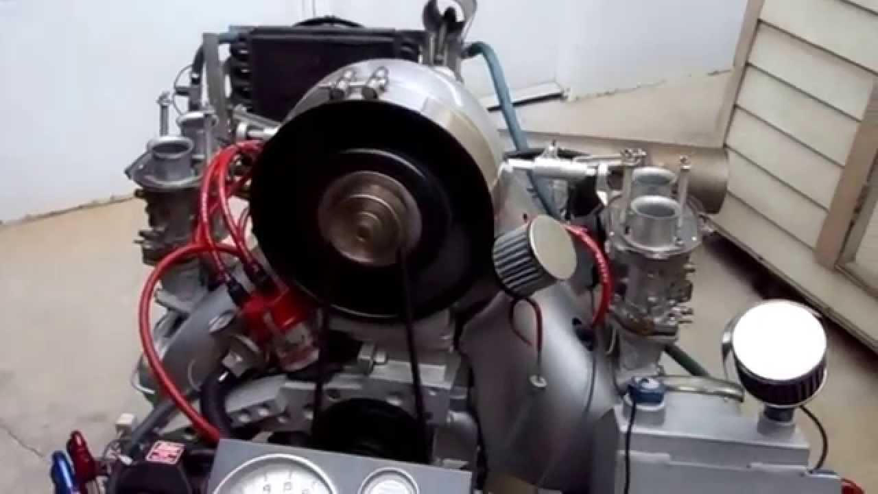 Bill's 2800cc vw type 4 engine test run #1