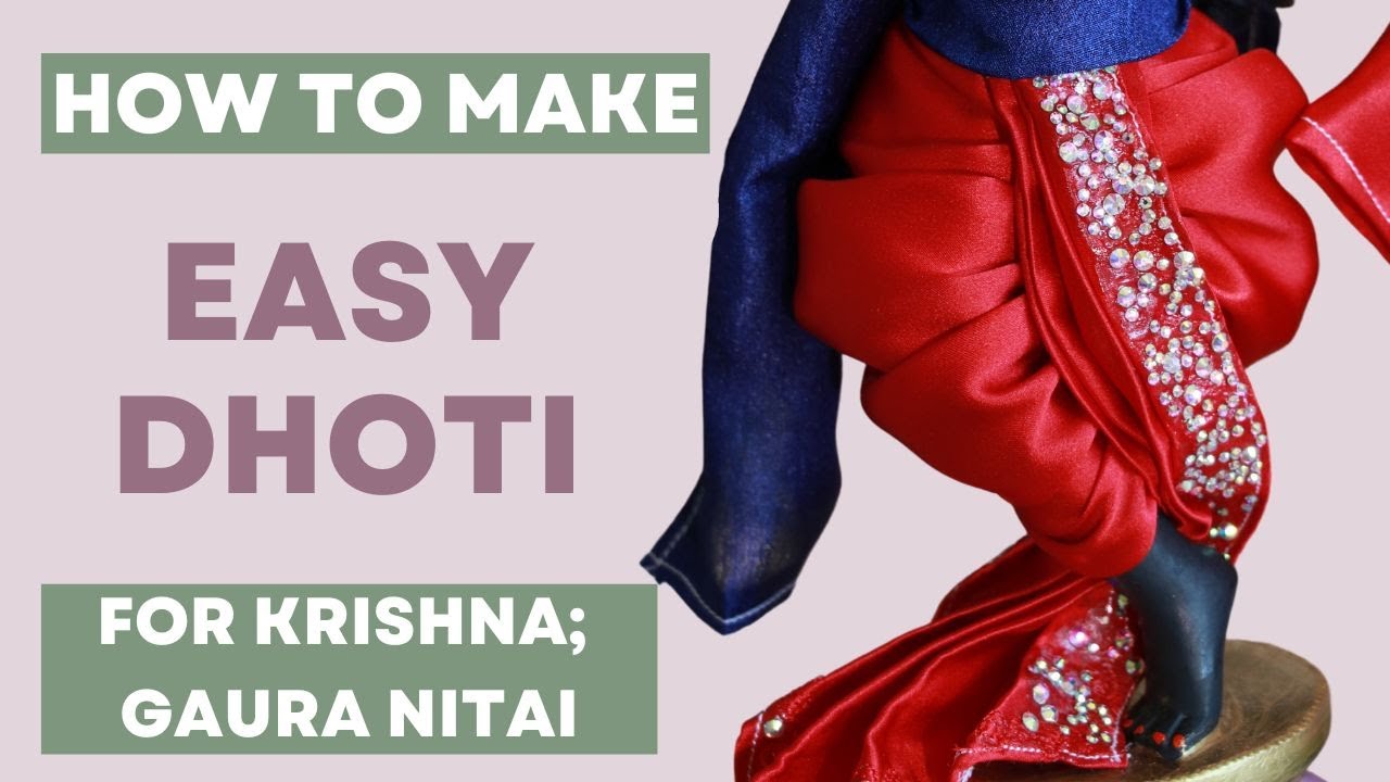 Dhoti for Krishna + Sewing Pattern