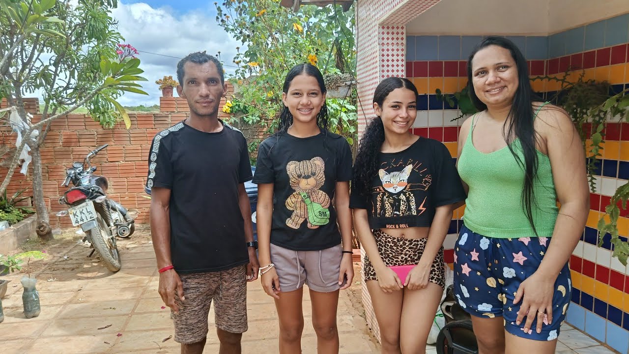 Hoje teve baião de dois com minha sobrinha Angelina