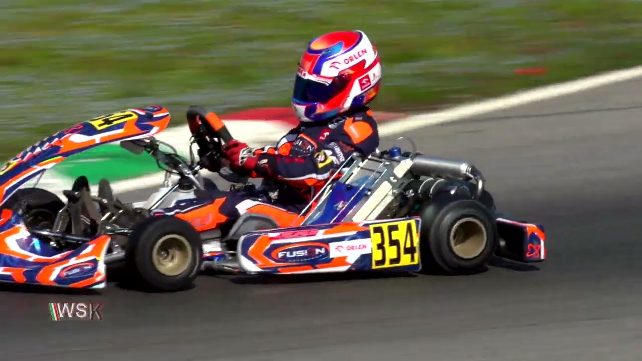 Kacper Rajpold 🏁 Round 4 of the WSK Super Master Series 🏎️
