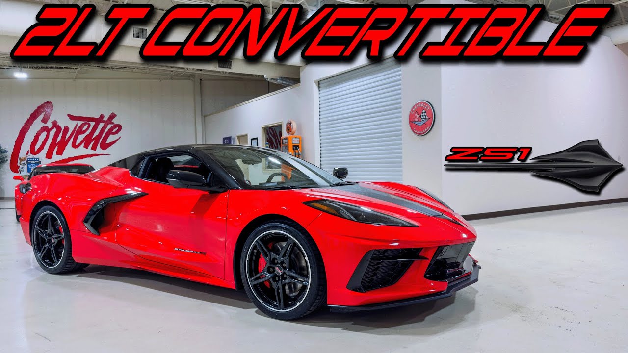 2024 Beautiful Torch Red Z51 C8 Stingray at Corvette World!