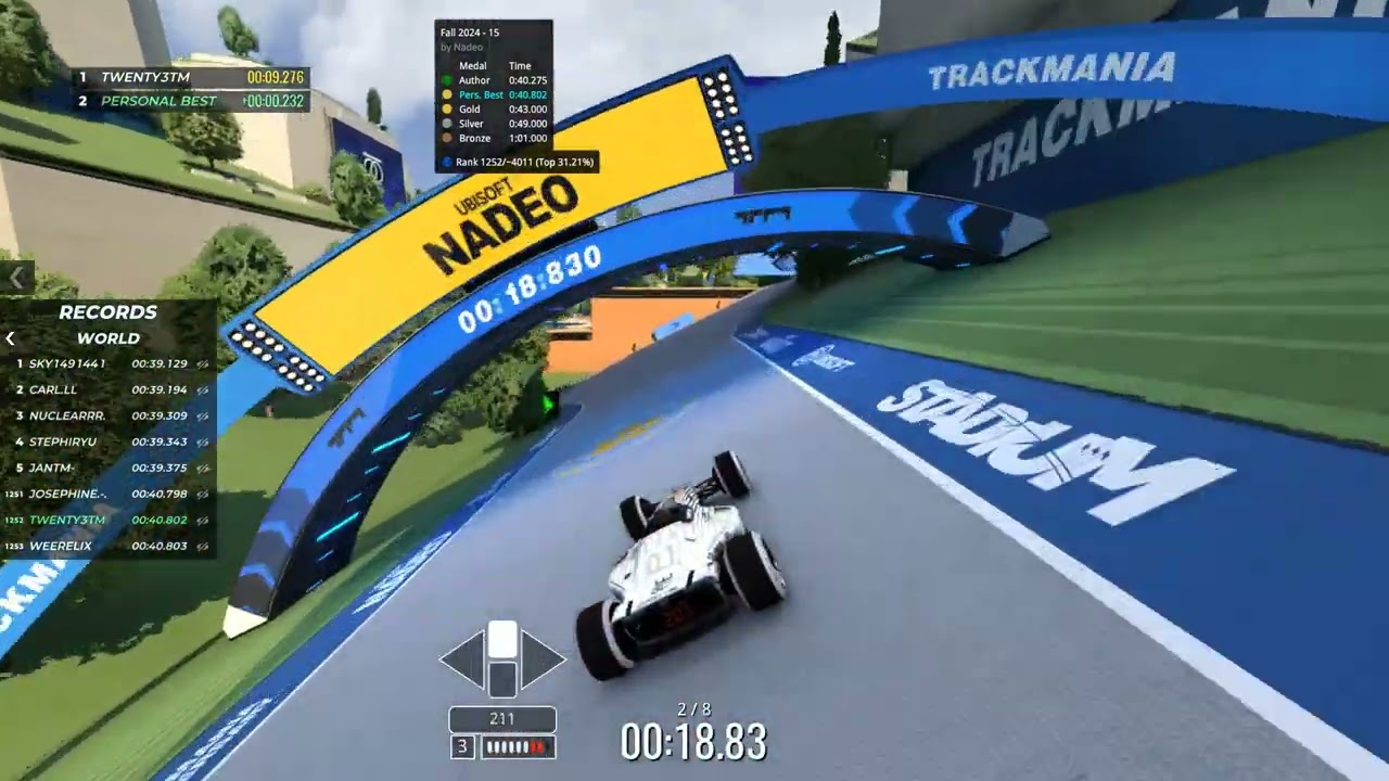 Trackmania Fall Campaign 2024 - 15 - Author Medal