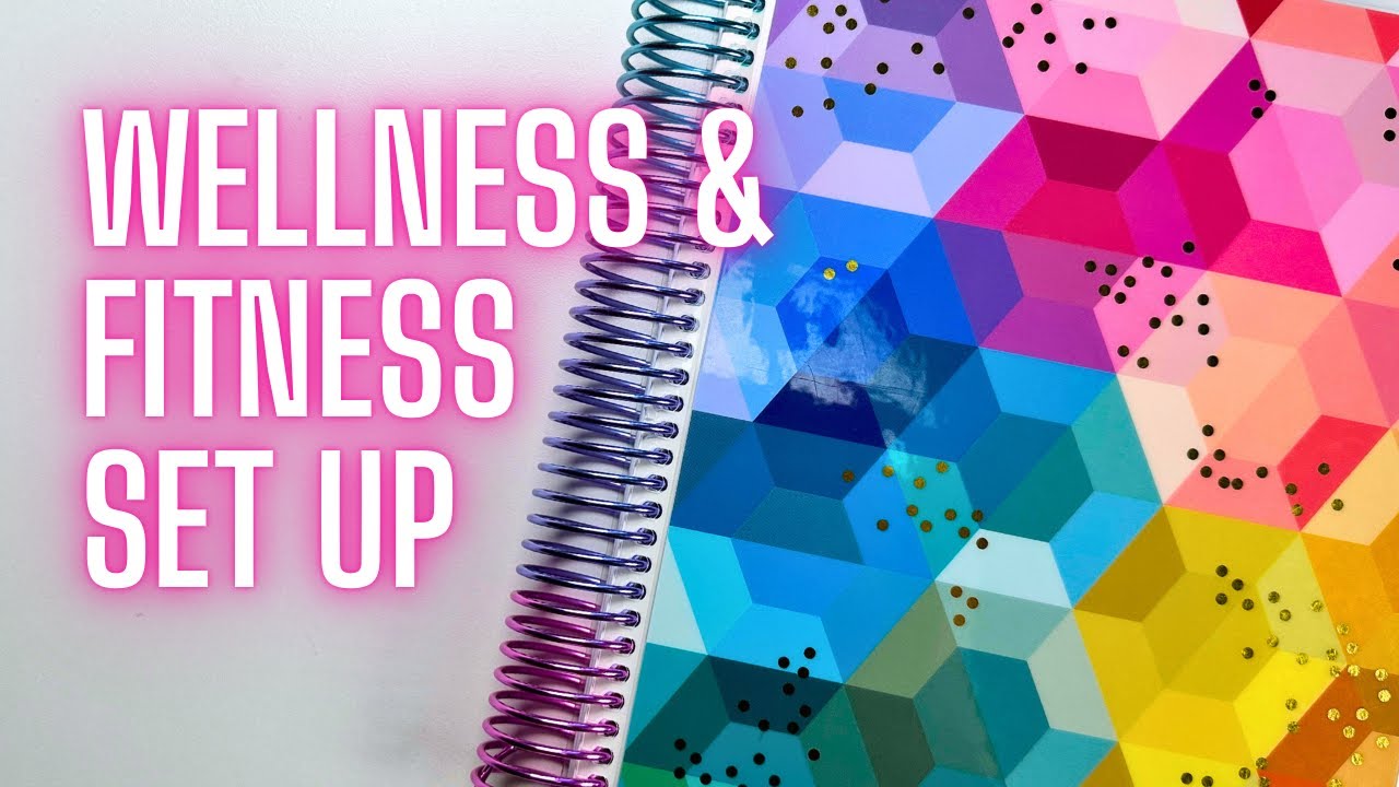 Ежедневник Erin Condren LifePlanner | Еженедельный раздел | Оздоровление и фитнес