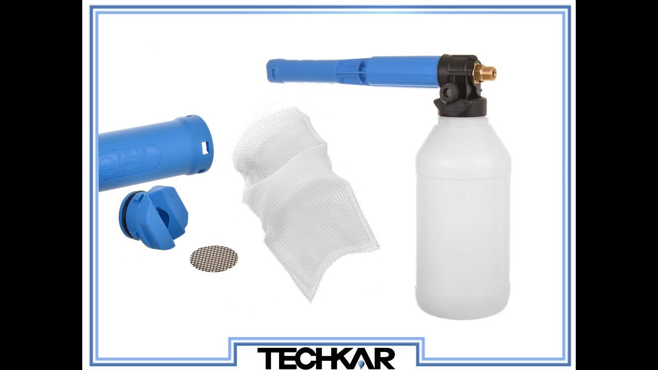 Czyszczenie sitka pianującego w lancy piany PA LS10 | Repair kit Foam Cannon foam Lance foamer