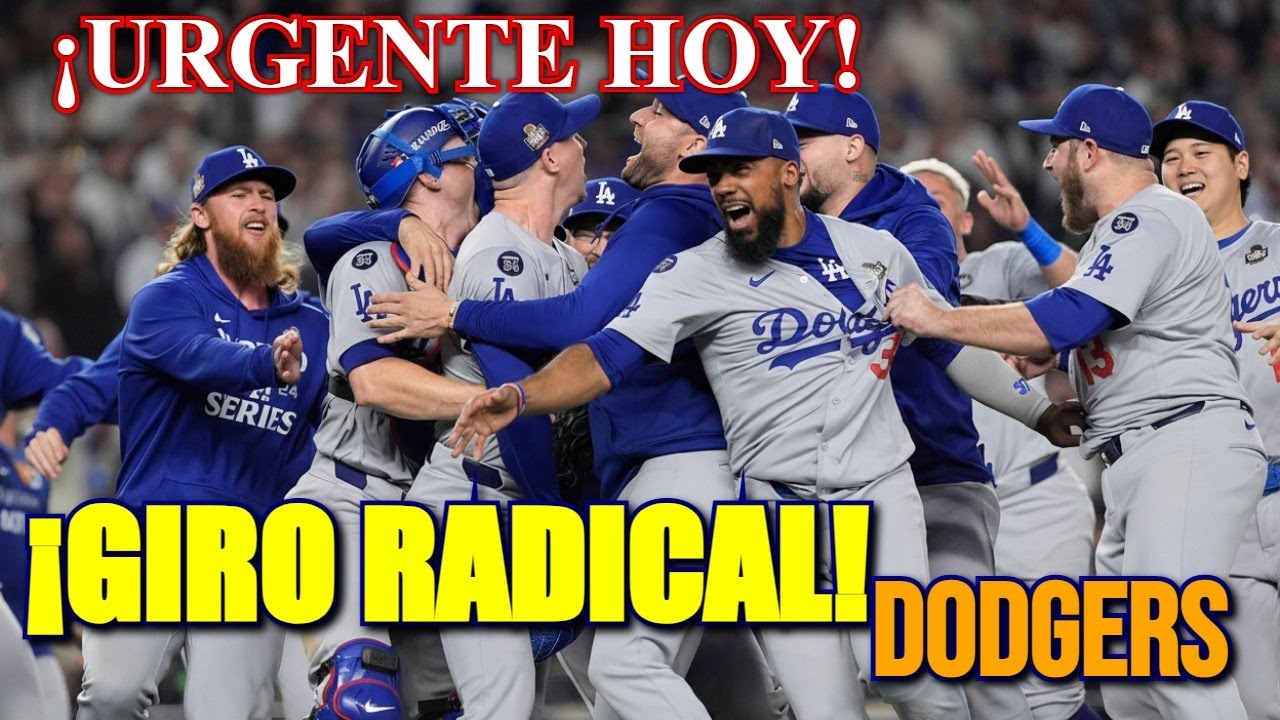 ¡Giro radical en los Dodgers! Noticias y rumores URGENTES de HOY.