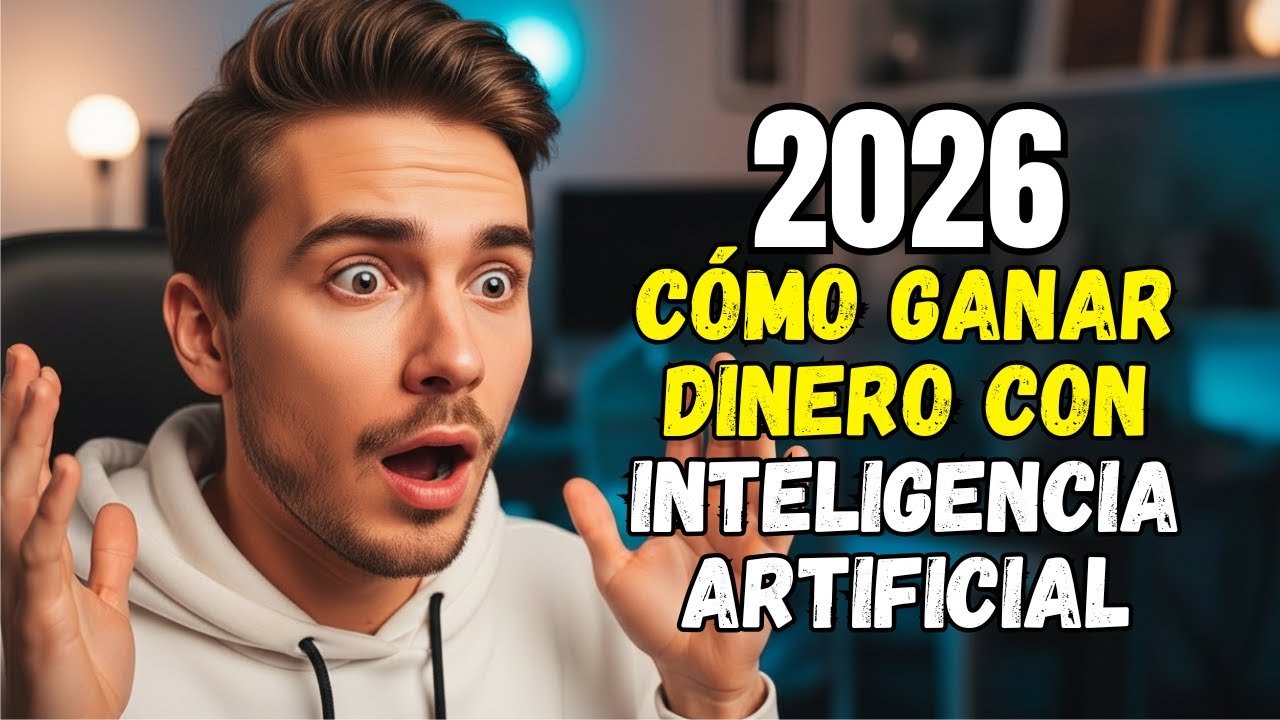 Cómo GANAR DINERO Con INTELIGENCIA ARTIFICIAL. Para 2026, la IA Enriquecerá a la Gente
