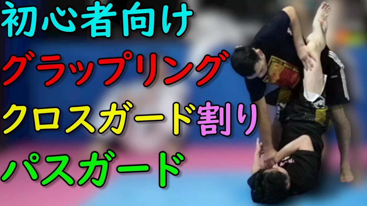 初心者向け クロスガードの割り方＆パスガード グラップリング　No-Gi