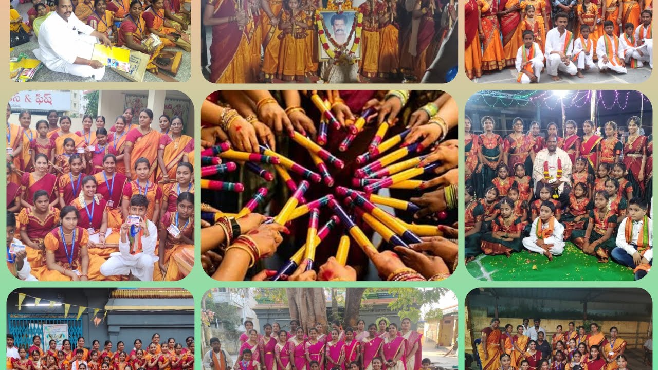 కంకిపాడు కోలాట బృందం @ పున్నమి ఘాట్  గురువు గారు అక్కిరాజు గారు 