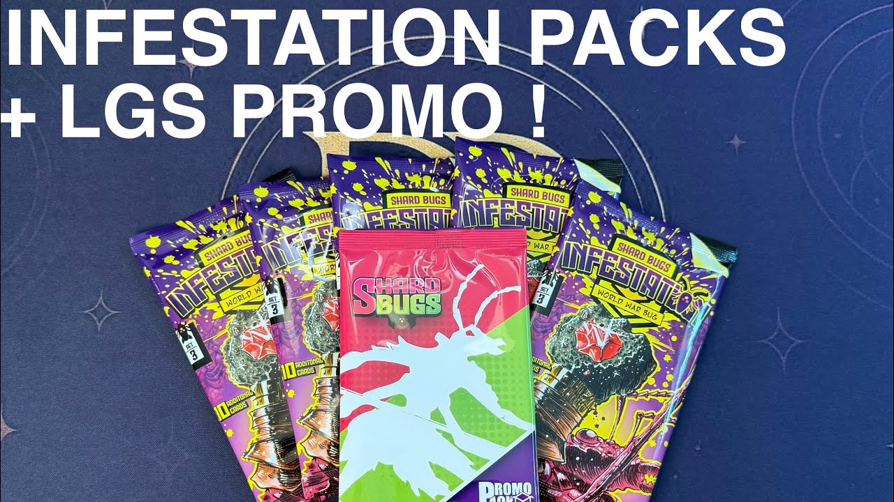 Opening 5 Infestation Packs PLUS 1 LGS Promo Pack! 