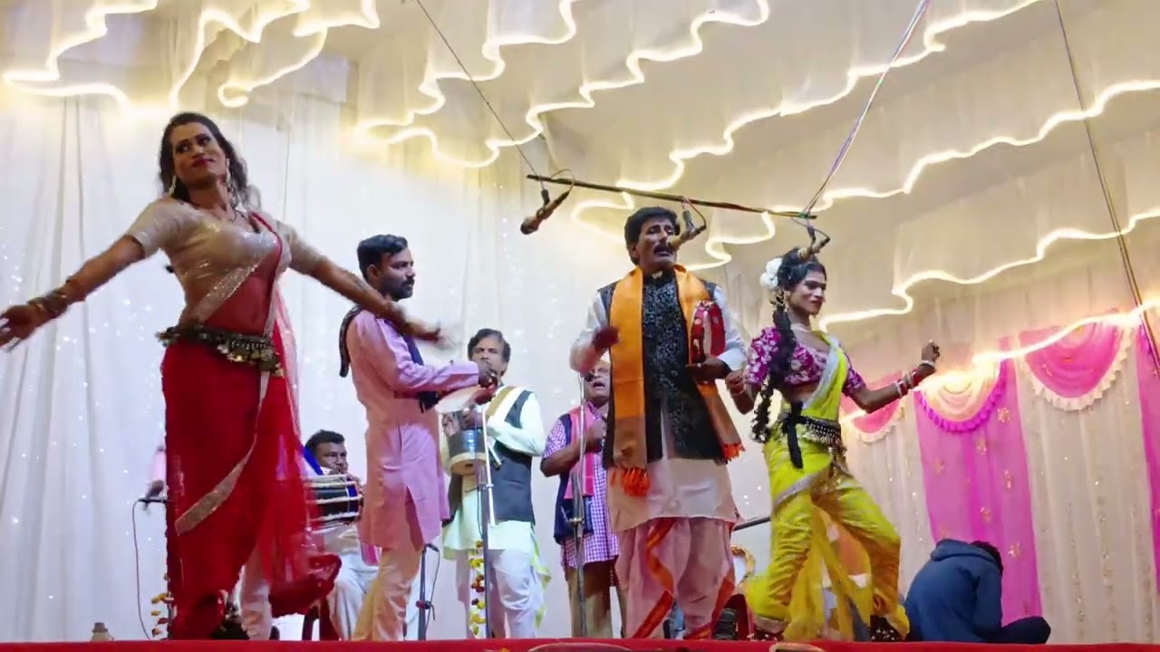 प्रेक्षकांना वेड लावणारा दुय्यम खडा तमाशा | शाहीर पुरुषोत्तम – सुरमा ,नयाकुंड गावात संक्रांतीनिमित्त