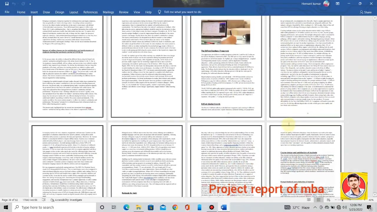 My project report of MBA / how to make a project report / internship report of MBA BBA final year