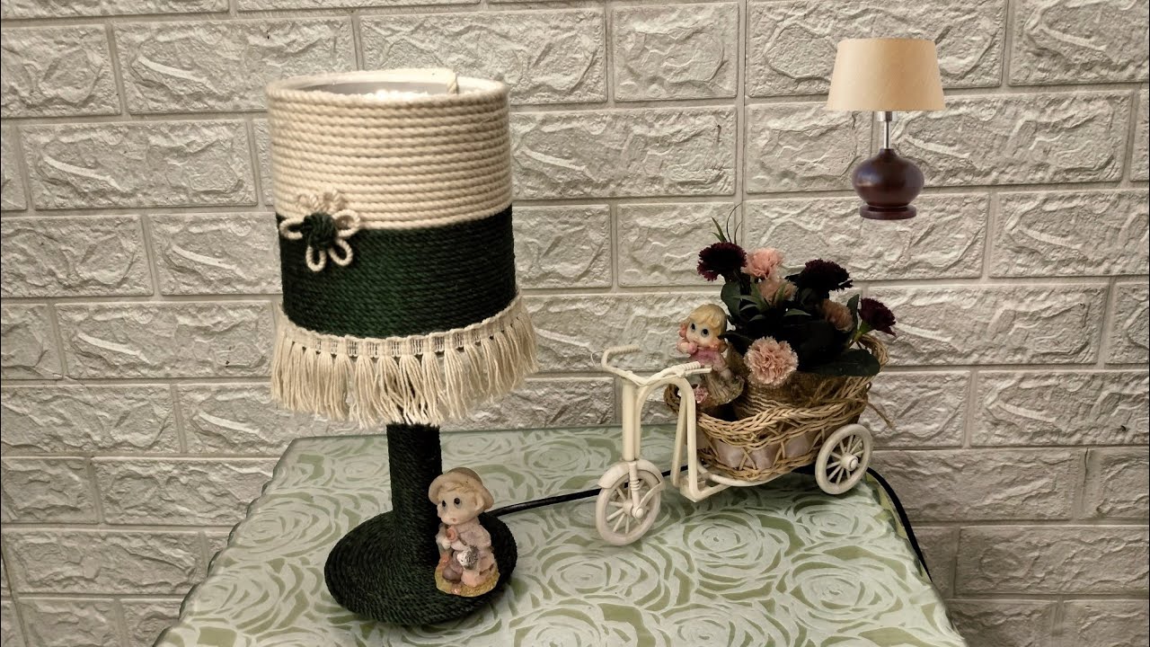 عمل اباجورة من أشياء بنرميها بطريقه سهله وموفره |Diy Lampshades🛋️