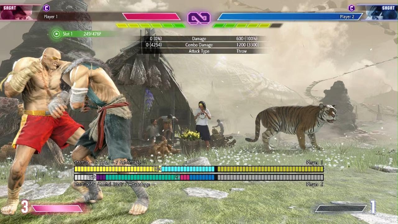 Street Fighter 6 How Sagat can punish Throw loops in SF6