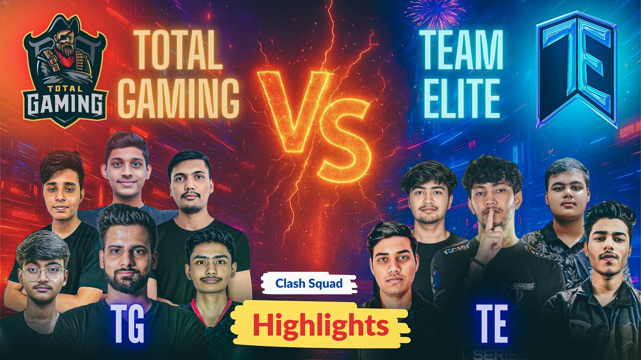🔥India’s Biggest Clash Squad Rivalry | TG vs TE | TG DELETE ON FIRE | TG Dominate 3-1 🤯 | Highlights