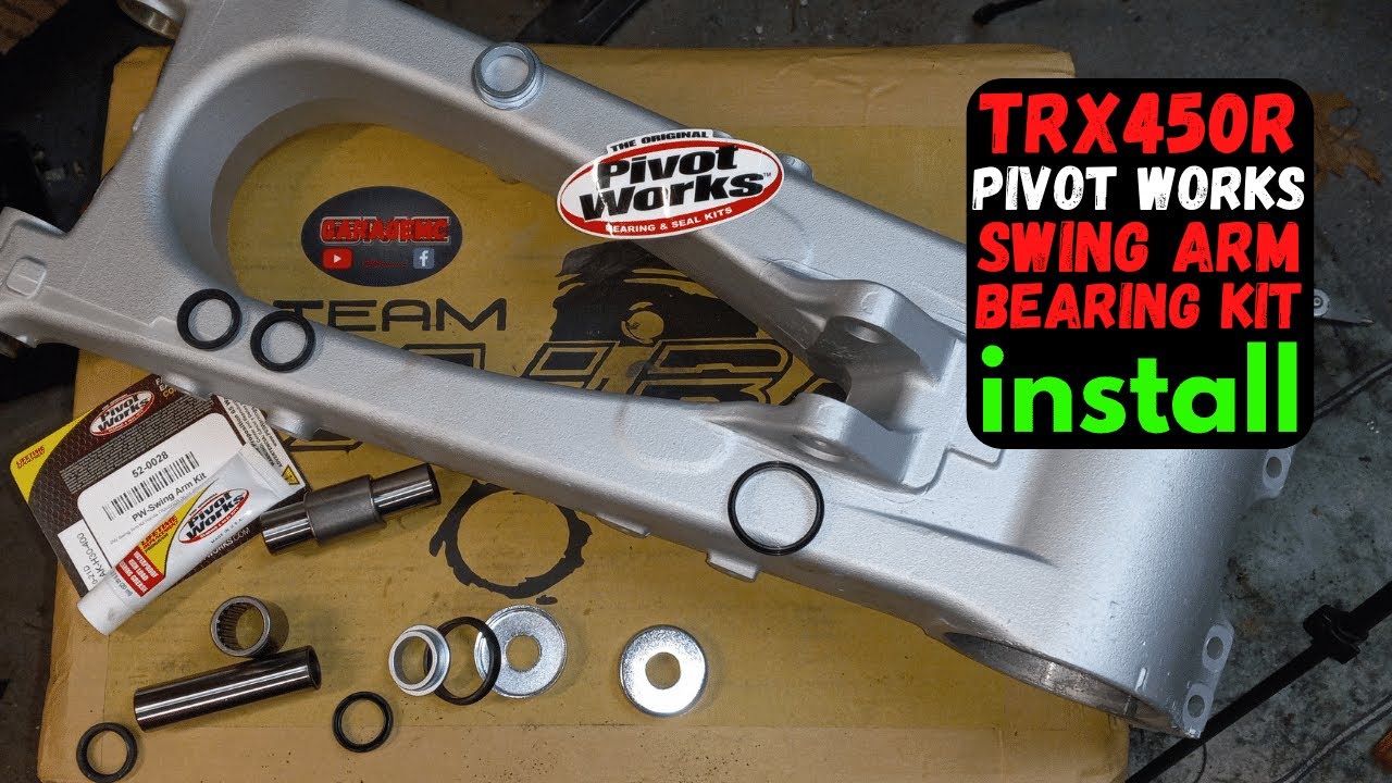 Trx450R Build Swing Arm Pivot Bearing Install