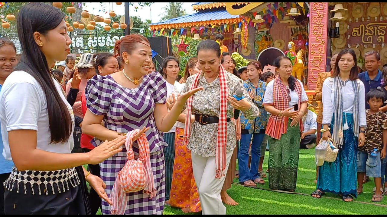Happy Khmer New Year! Sangkran 2025 in Koh Keo, Kandal Province, Cambodia Traditional Games, Dance