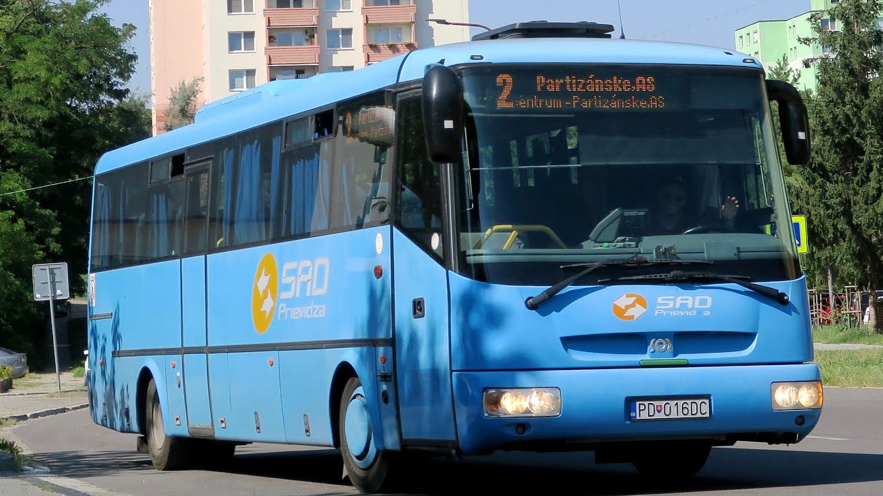 SOR C 10,5 (PD-016DC) | linka 2 | SAD Prievidza • MHD Partizánske