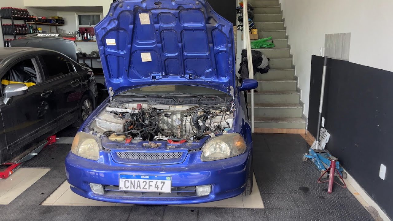 Montagem do Motor D16Y8 - Honda Civic 1998 (Ep. 01)