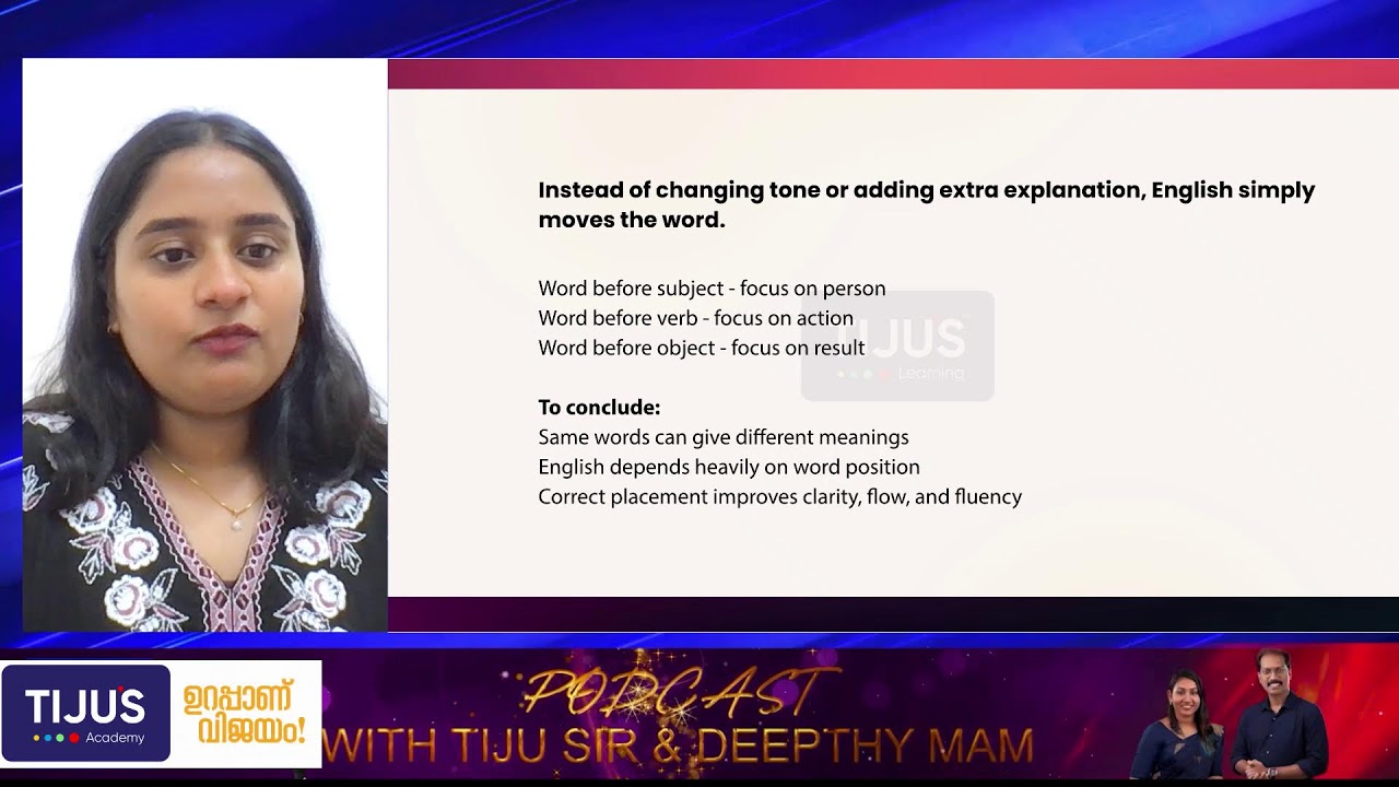 Importance of Word Placement (Only)
