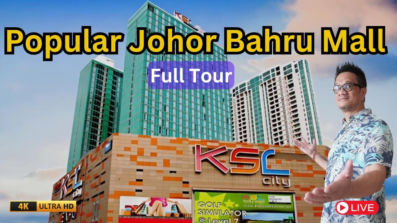 FULL Tour of KSL City Mall  Johor Bahru, Malaysia  using Insta 360 X4 Camera