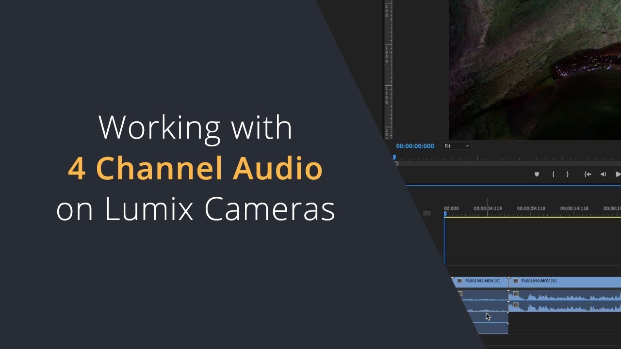 4 Channel Audio on the Panasonic GH6 / S5m2 /G9m2 | Removing unwanted GH6 audio tracks in Premiere
