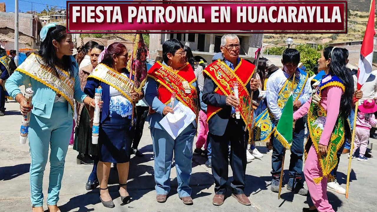 FIESTA PATRONAL HUANCARAYLLA 2024 FAJARDO AYACUCHO