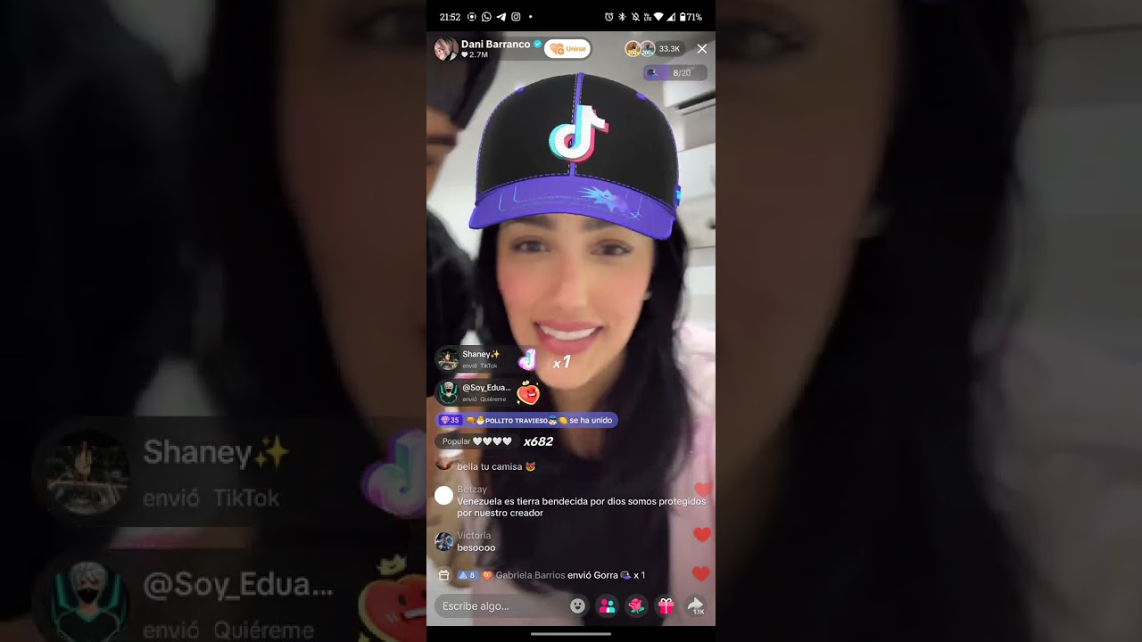 Dani Barranco TikTok Live 7/01/26