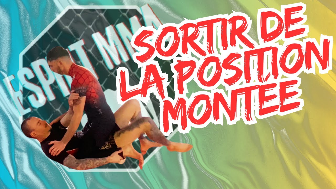 Comment sortir de la position montée. Technique mma / jjb débutant