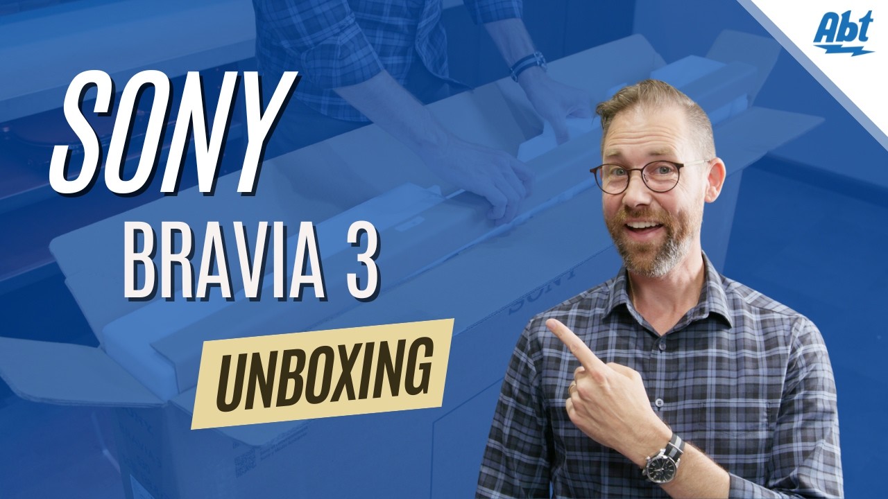 Распаковка Sony Bravia 3, установка на подставку и первые мысли