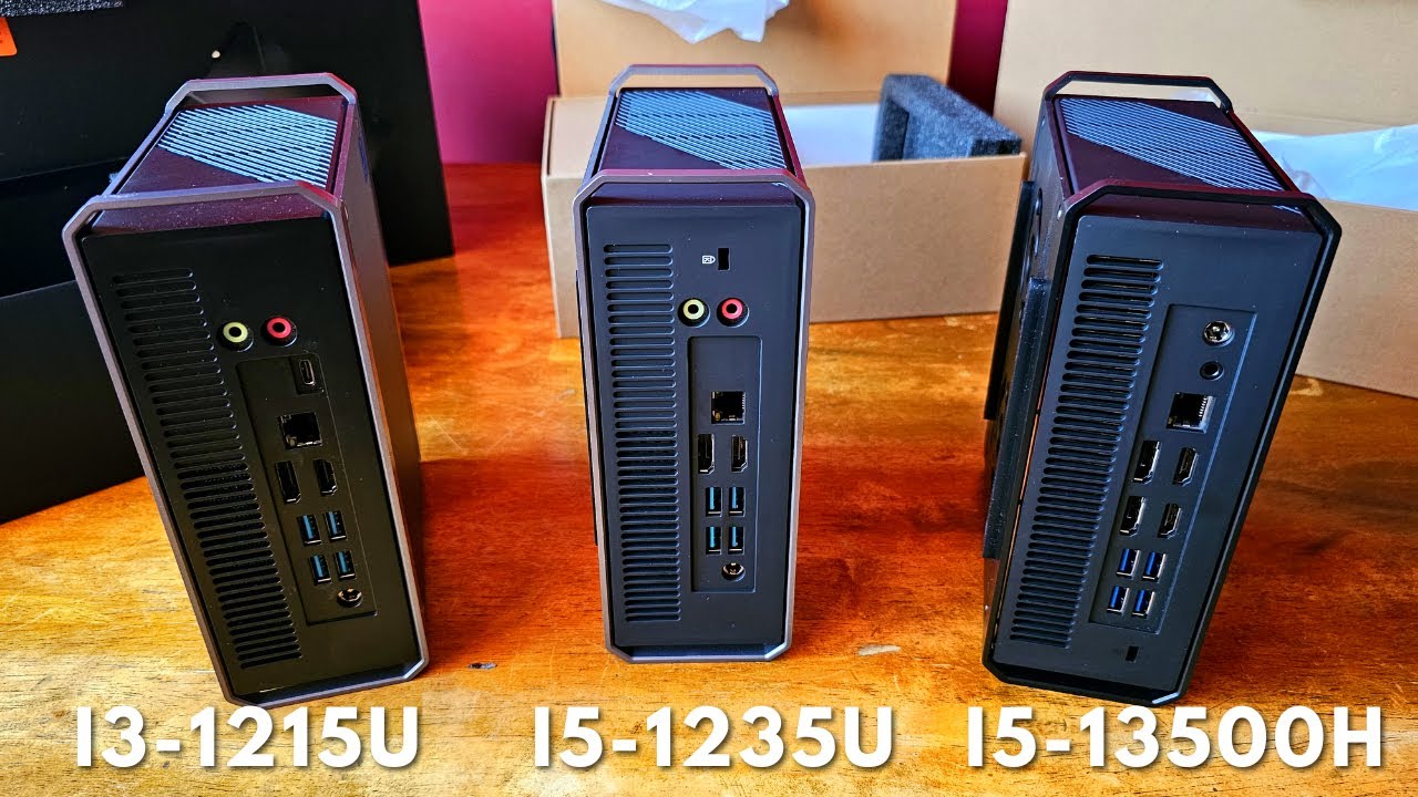 Los 3 CoreBox  MINI PC de Chuwi más interesantes frente a frente